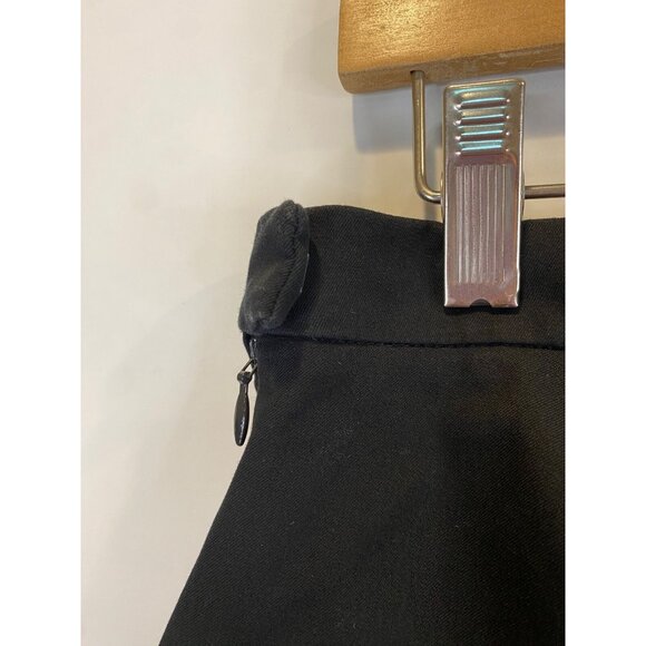 EILEEN FISHER Organic Cotton Stretch Twill Ankle Pant Black Women's Size 8 - Picture 3 of 6